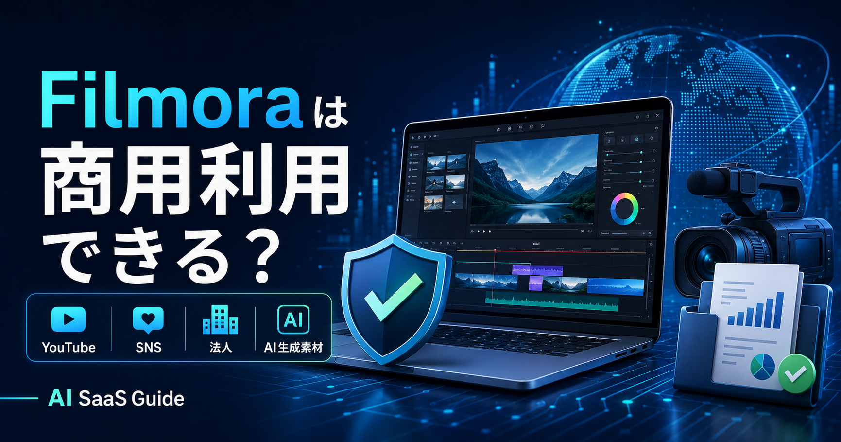 Filmoraは商用利用・YouTube収益化できる？