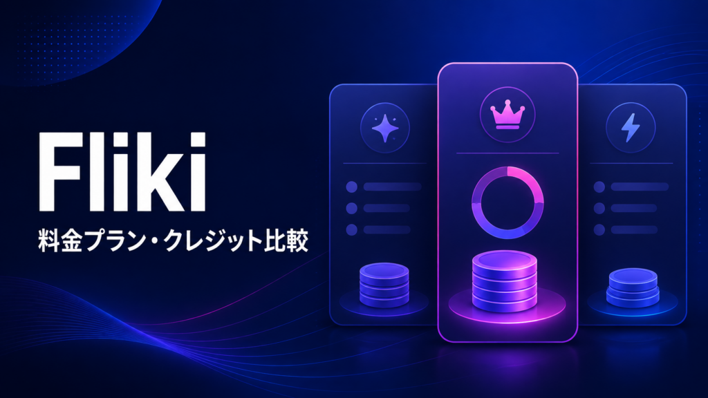 Fliki（フリキ）の料金プランを比較